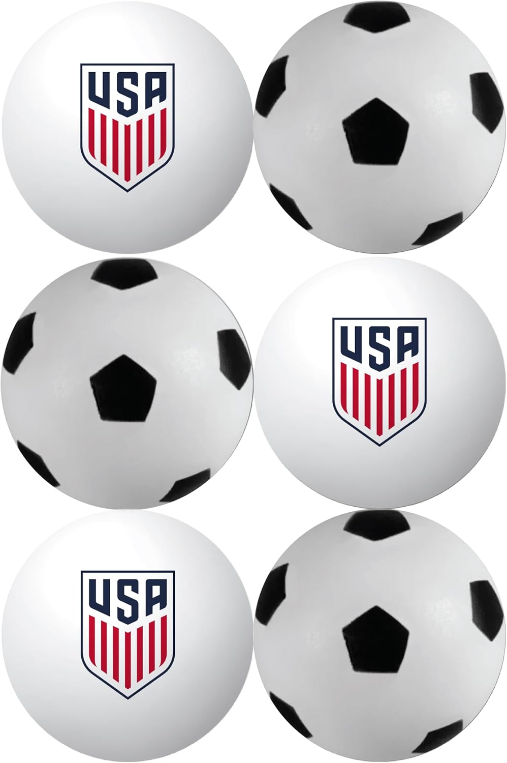 Table Tennis Practice - Soccer Table Tennis Balls 6-Pack 40mm