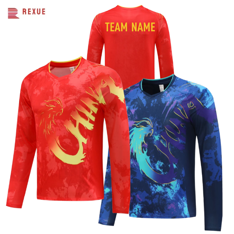 Table Tennis Xu Xin - China Dragon Long Sleeve Table Tennis