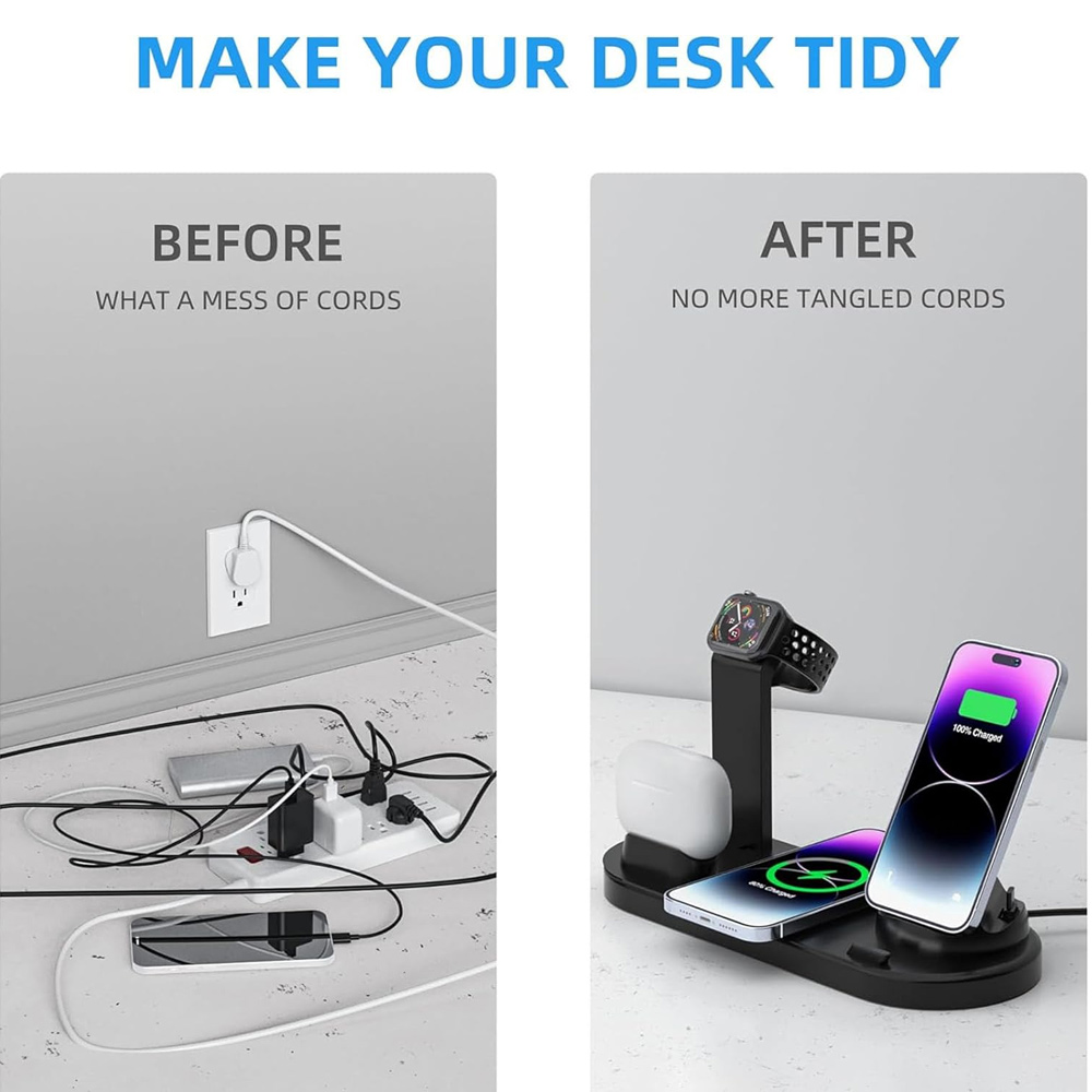 30W 7 in 1 Wireless Charger St – Table Tennis 11 Bewertung und Preis