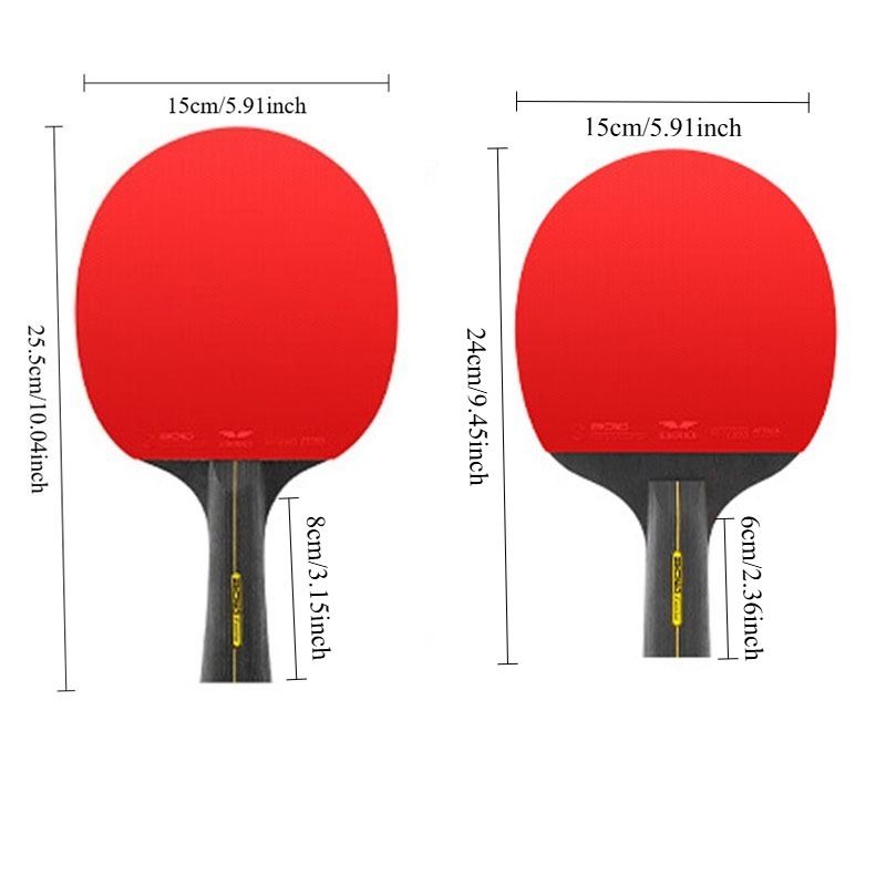 5/6 Star Table Tennis Racket 2 – Table Tennis History Bewertung und Preis