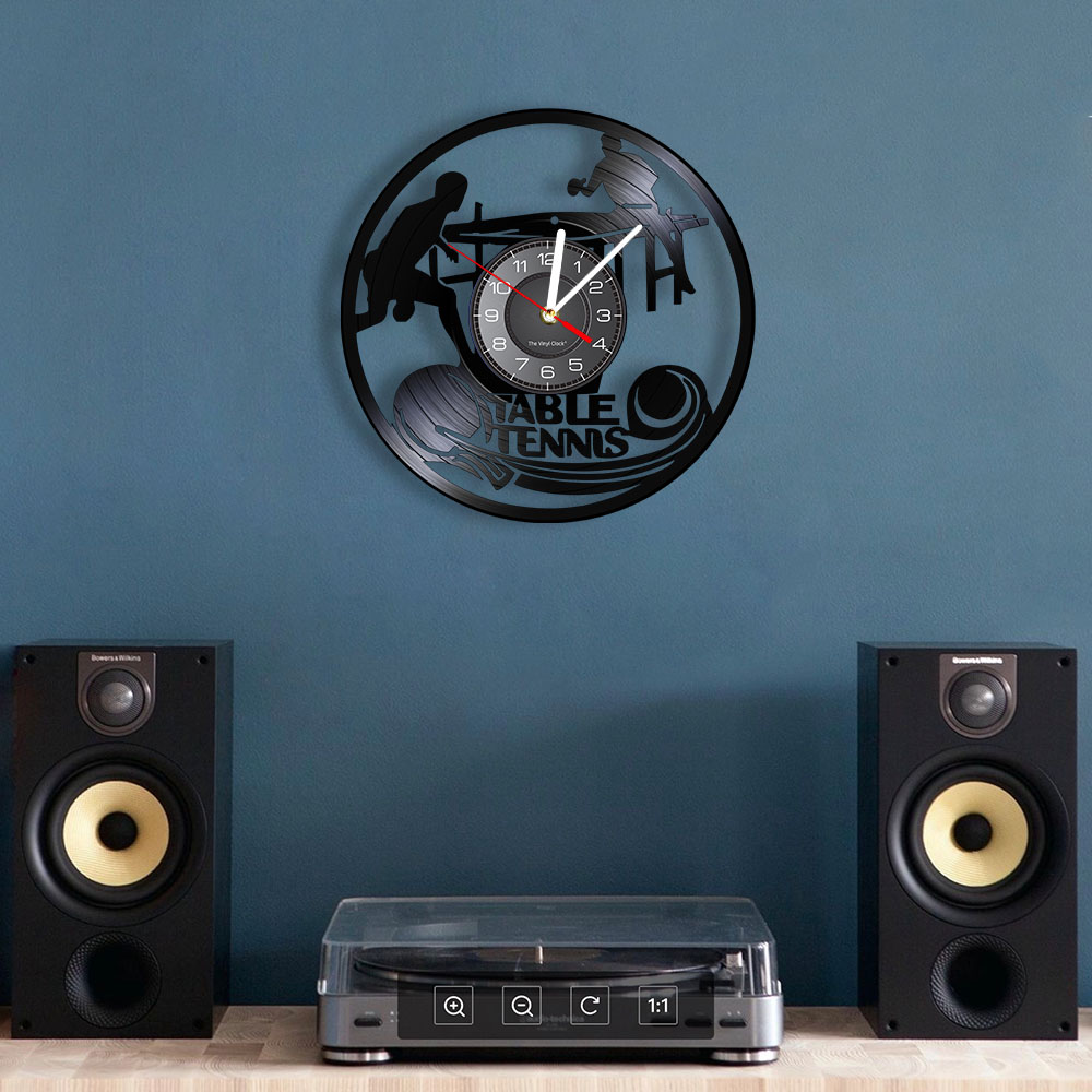 Table Tennis Wall Clock Table  – Table Tennis History Bewertung und Preis