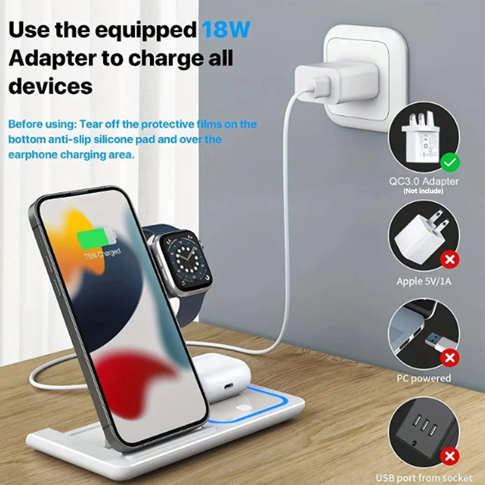 15W 3 in 1 Wireless Charger St – Table Tennis 11 Bewertung und Preis