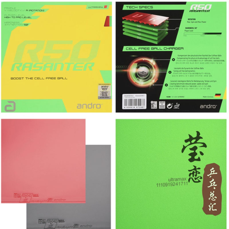 Andro Rasanter R45 47 50 C45 4 – Table Tennis Market Bewertung und Preis