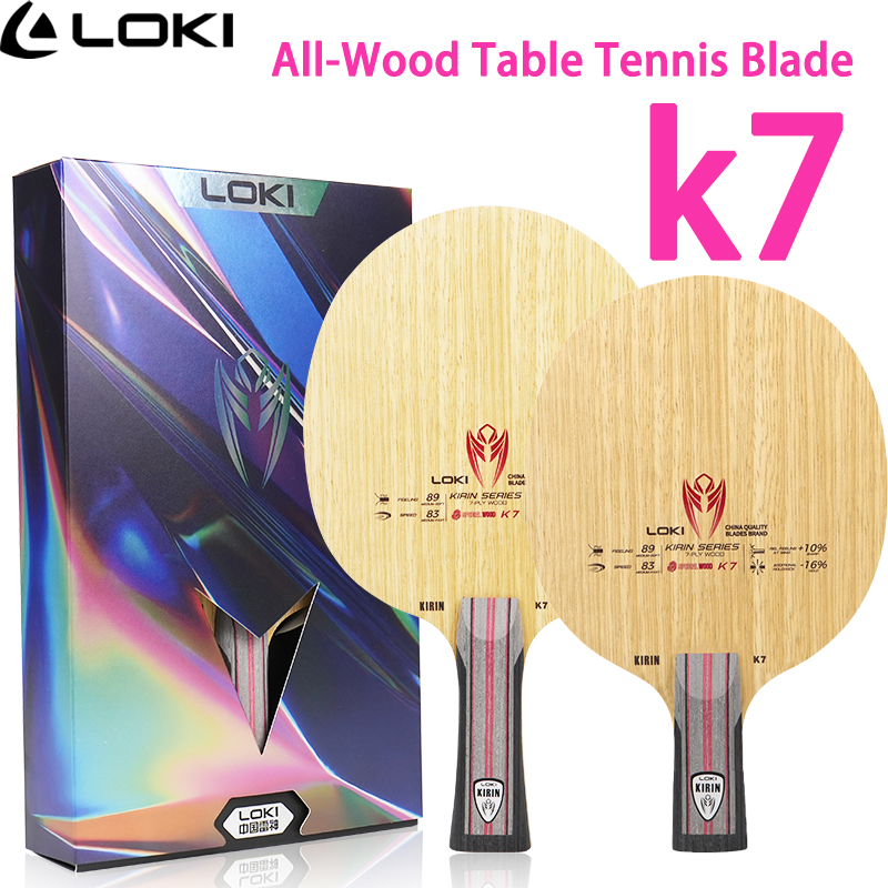 LOKI 7Ply Pure Wood Ping Pong  – Table Tennis Racket Bewertung und Preis