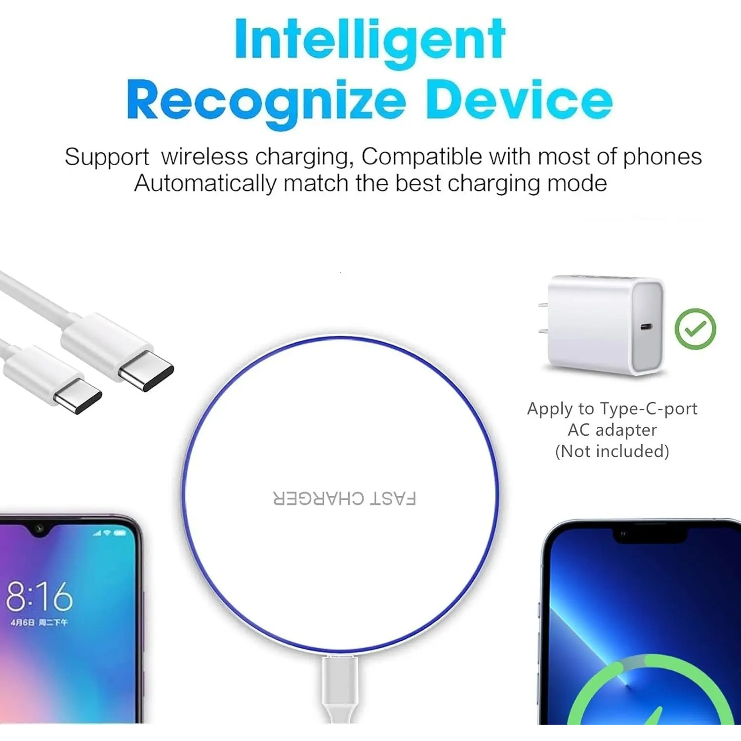 LED Light Wireless Charger Pad – Table Tennis 11 Bewertung und Preis