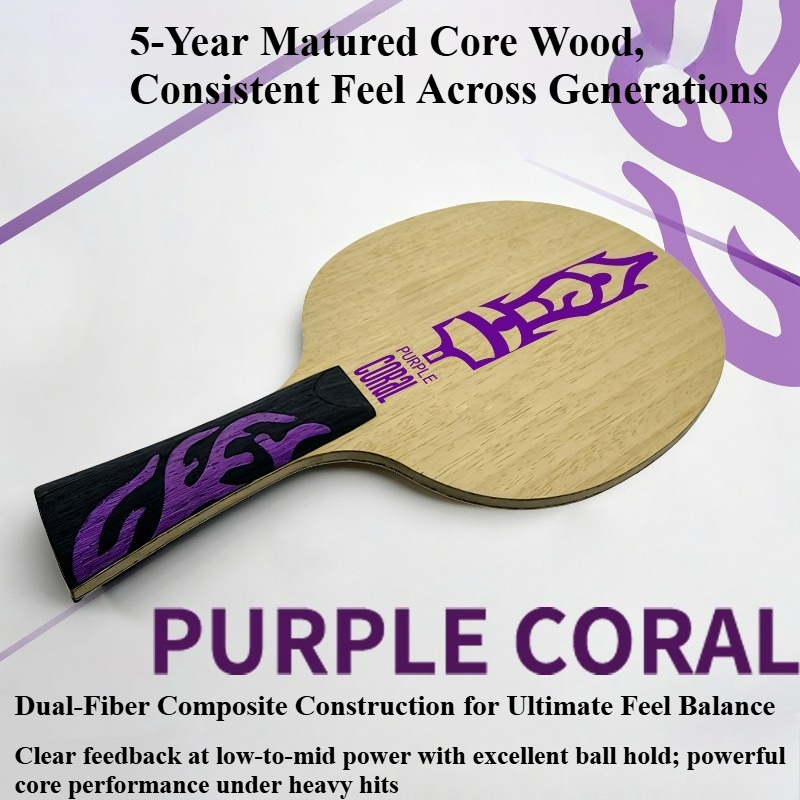 Meteor Purple Coral Table Tenn – Table Tennis Racket Bewertung und Preis