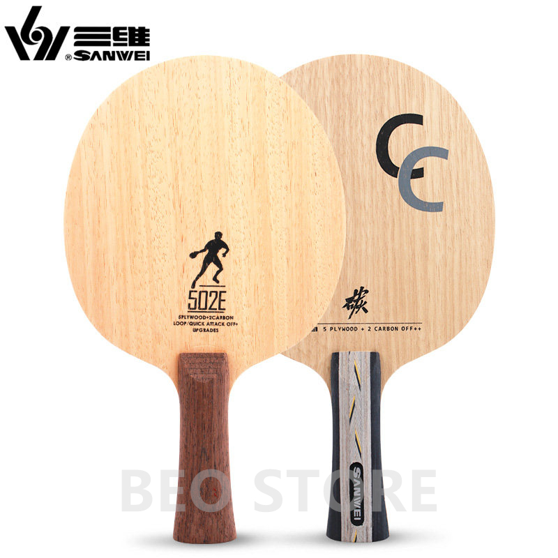 SANWEI CC 502E 5 Ply wood+2 Ca – Table Tennis Viscaria Bewertung und Preis