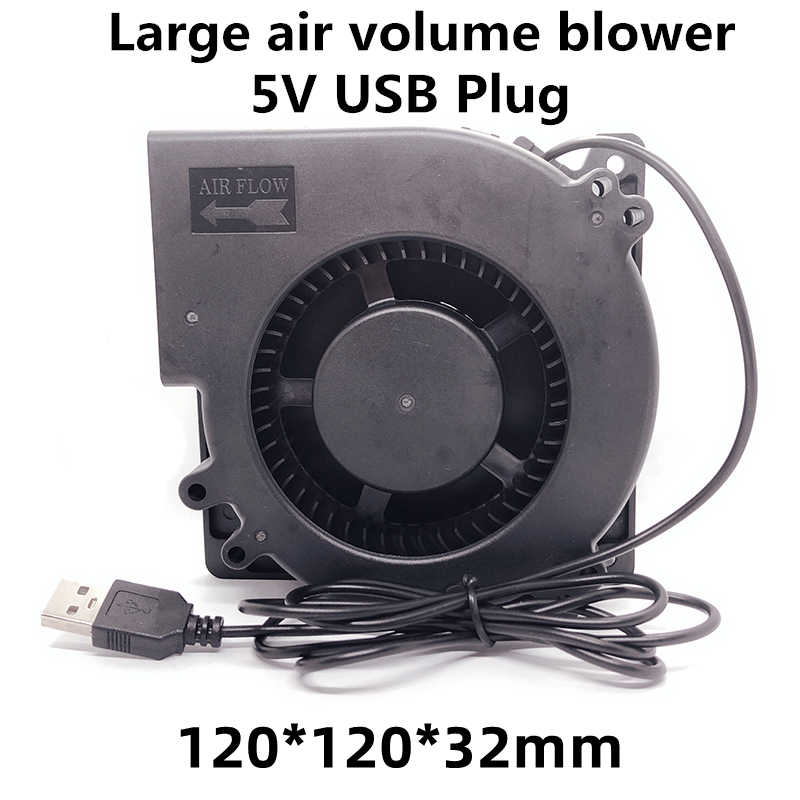 New 12cm 5V USB Blower 120*32m – Table Tennis 11 Bewertung und Preis