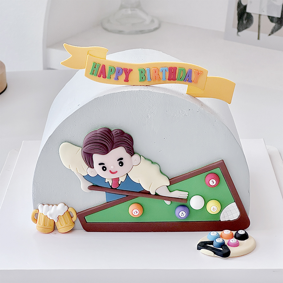 Billiard Cake Birthday Decorat – Table Tennis Market Bewertung und Preis