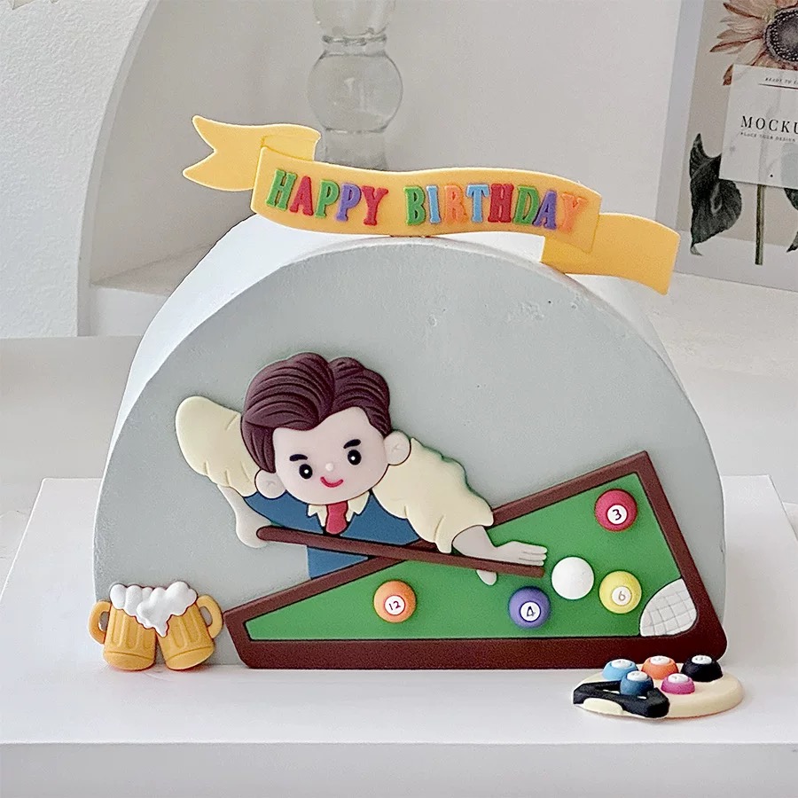 Billiard Cake Birthday Decorat – Table Tennis Market Bewertung und Preis