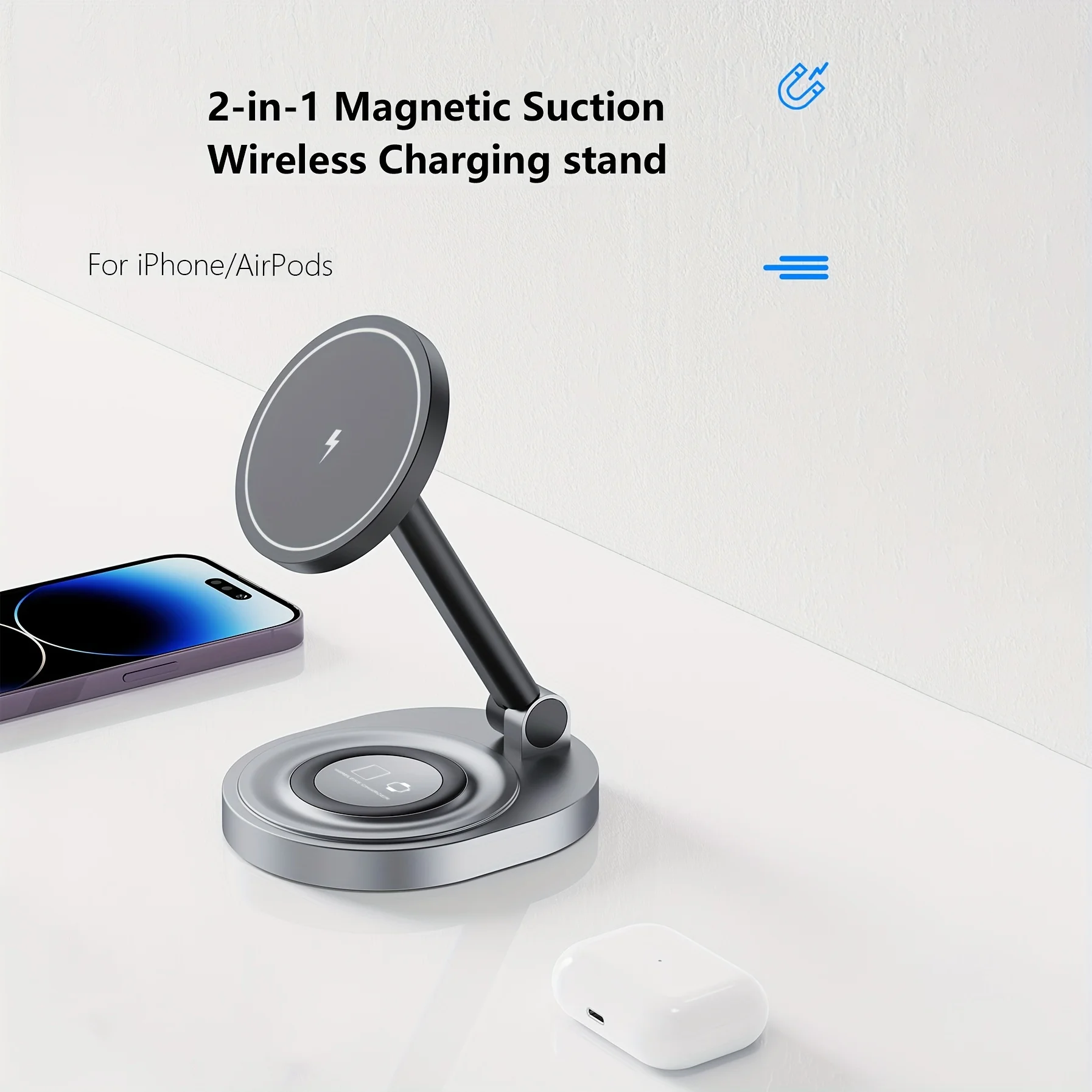 2 In 1 Magnetic Wireless Charg – Table Tennis 11 Bewertung und Preis