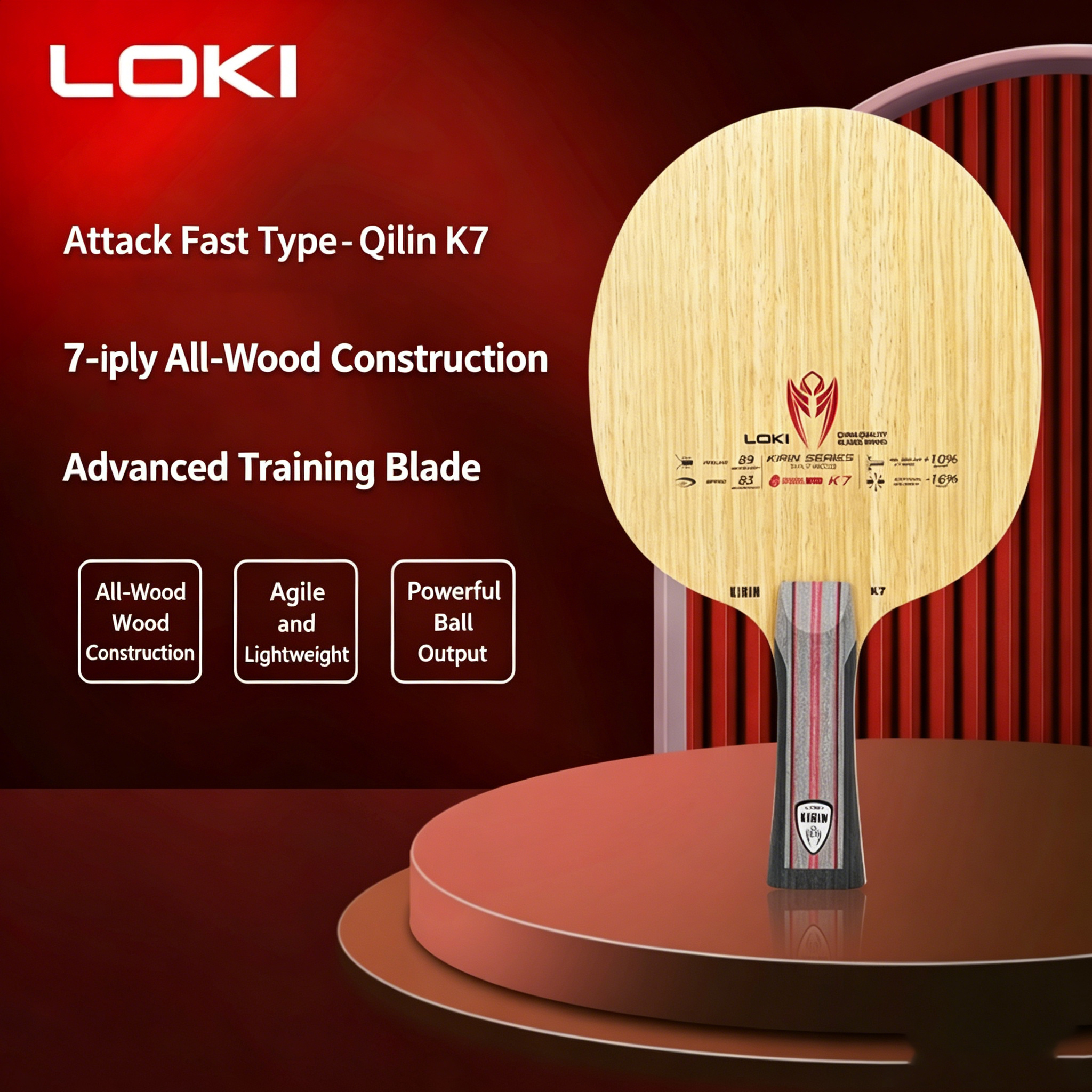 LOKI KIRIN Series Table Tennis – Table Tennis Racket Bewertung und Preis