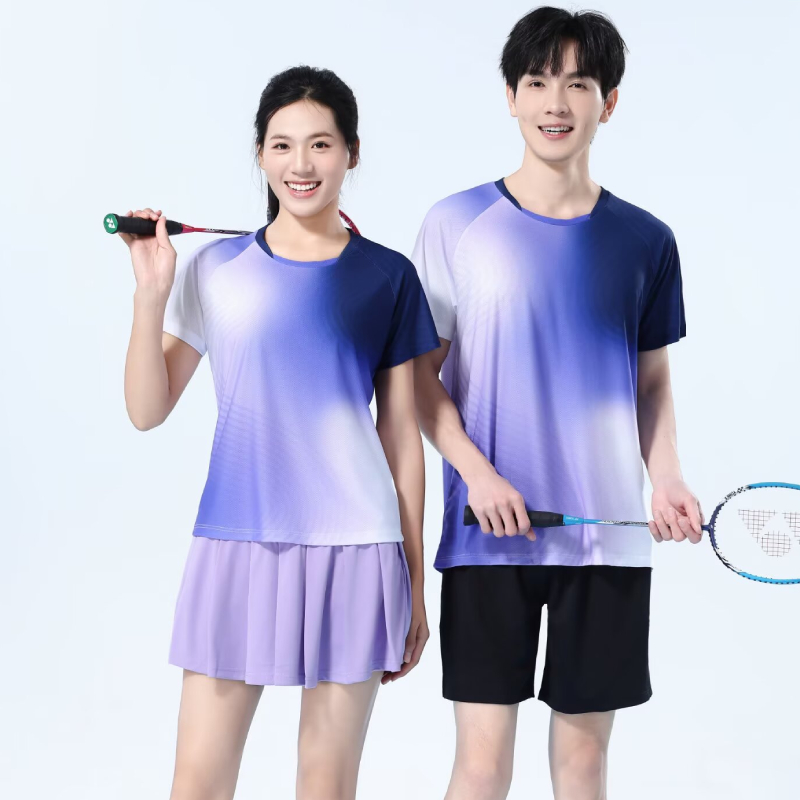 Men Quick Dry Badminton Shirt  – Table Tennis Logo Free Bewertung und Preis